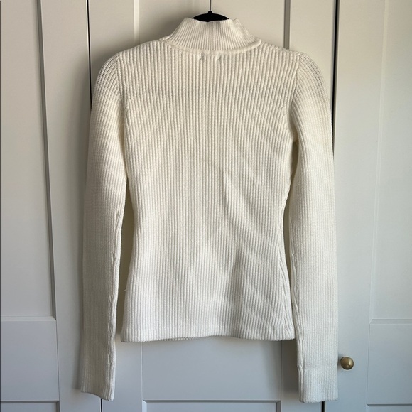 Naked Wardrobe Cream Ribbed Turtleneck Sweater | M - Picture 2 of 3